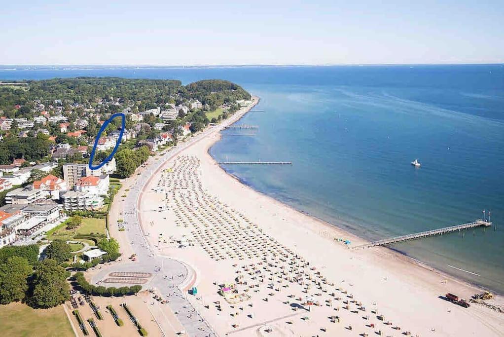 3Sz Penthaus Luna Am Sandstrand Mit Meerblick & Balkon Lübeck Exterior foto